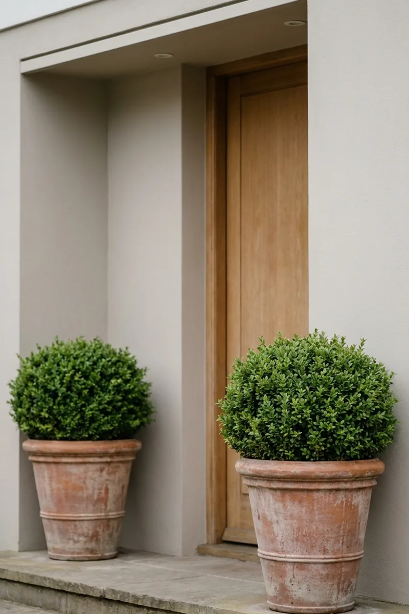 Symmetrical Planter Arrangements