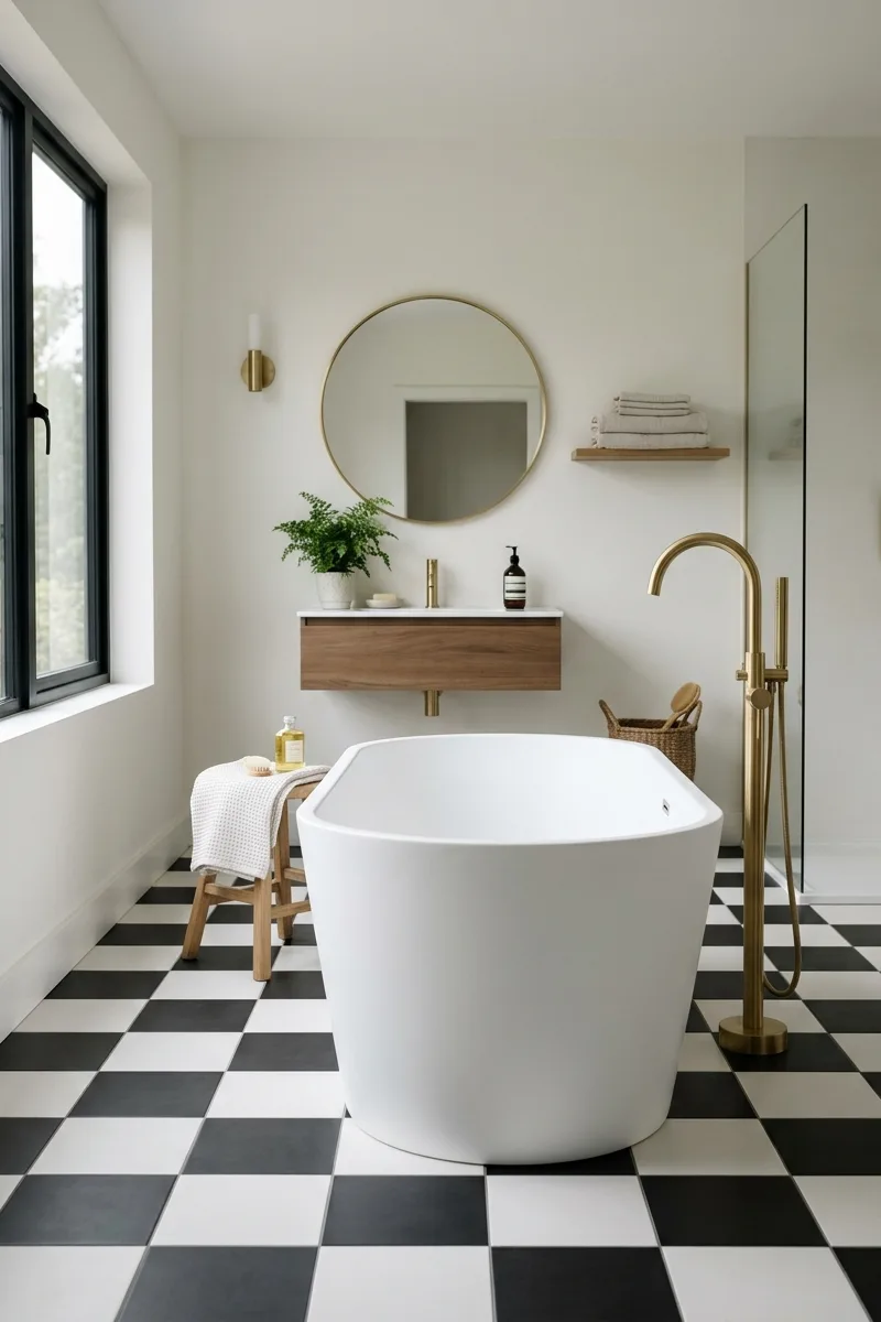 The Bold Return of Checkerboard Floors