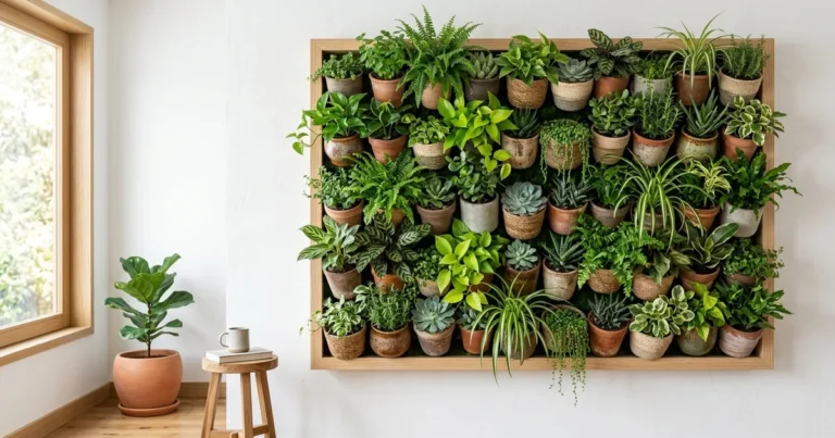 13 Colorful Plant Wall Ideas for Bright, Cozy Spaces