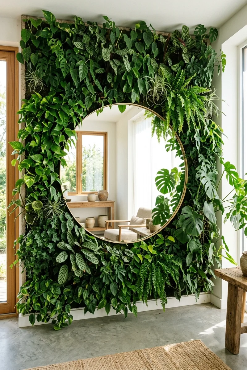 Add a Mirror to Reflect Light and Greenery