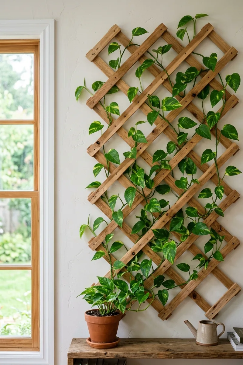Incorporate a Trellis for Climbing Plants