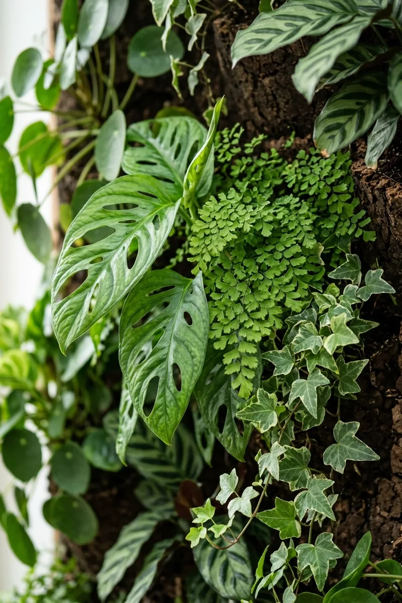 Mix Different Leaf Textures and Shapes