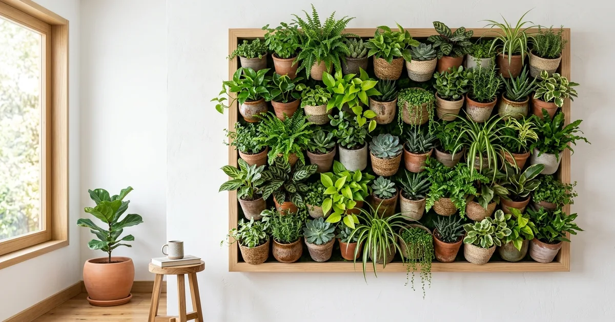 13 Colorful Plant Wall Ideas for Bright, Cozy Spaces