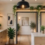 13 Cozy Kitchen Entryway Decor Ideas with Plants & Light