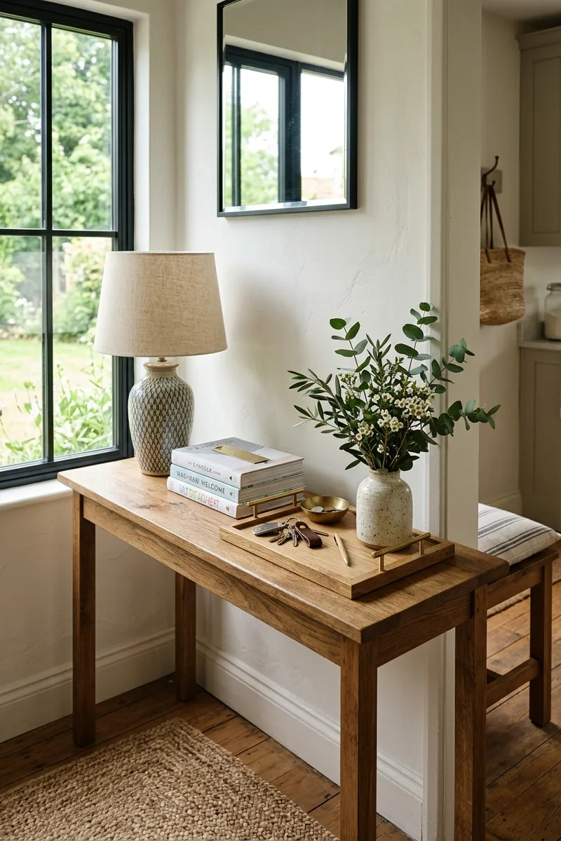 Style a Console Table with Meaningful Objects