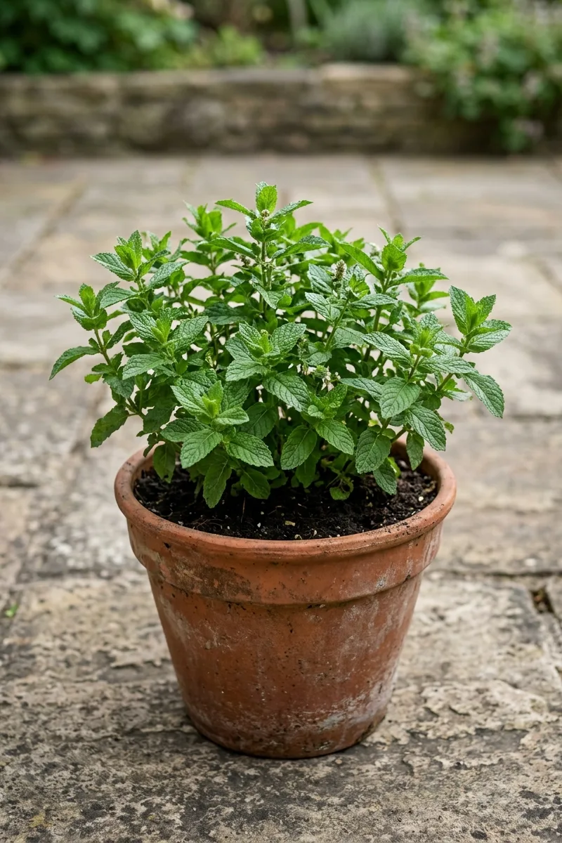 Grow Mint in a Container to Control It