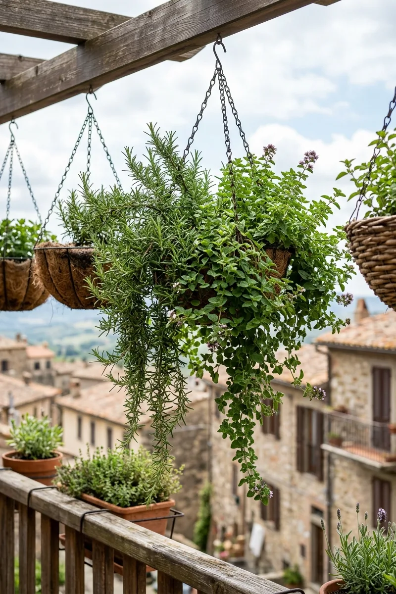 Hanging Baskets for Trailing Herbs
