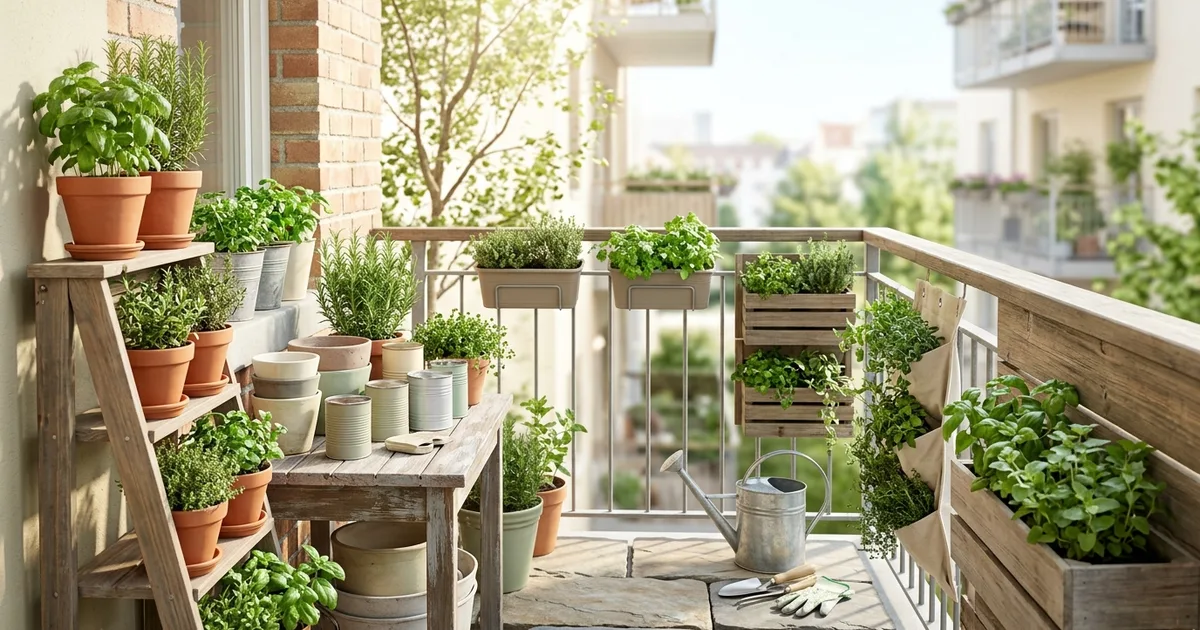 13 Simple Urban Herb Garden Ideas for Small Spaces