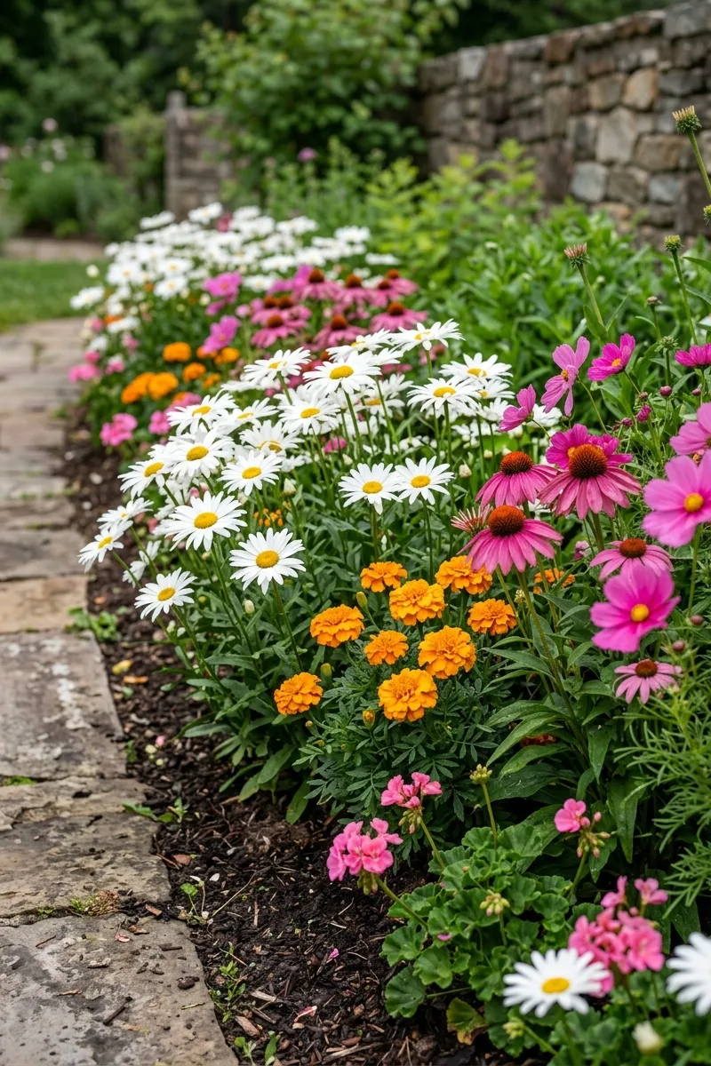 Use White Flowers for a Balanced Contrast
