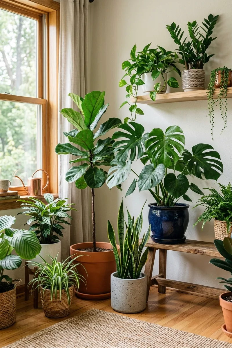 Group a Variety of Pots for a Lush Look