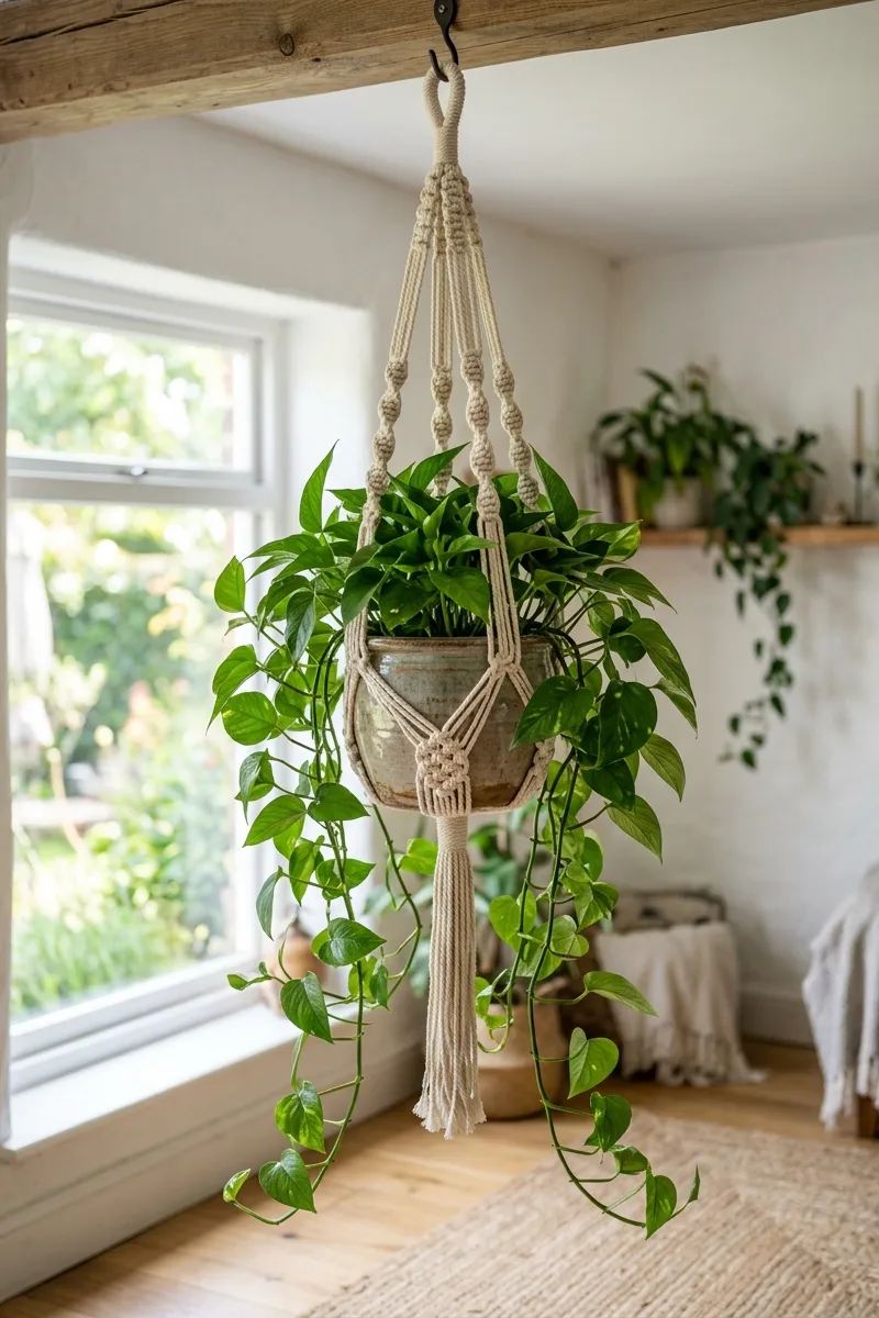 Hanging Macrame Planters