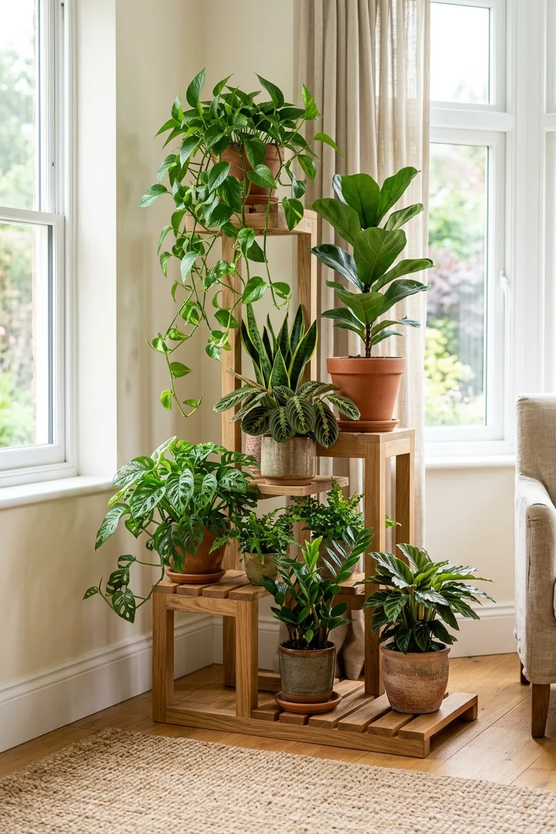 Use a Plant Stand to Create Levels
