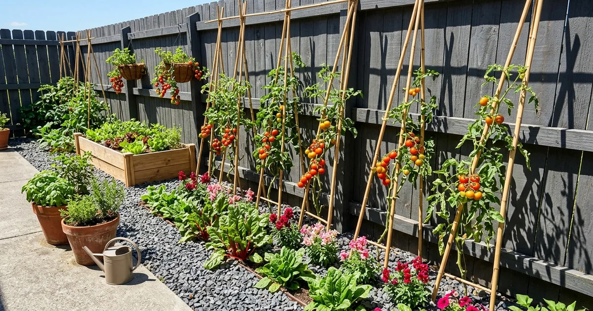 15 Simple Urban Vegetable Garden Ideas for Small Patios