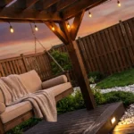 16 Cozy Porch Swing Pergola Ideas for Twilight Relaxation