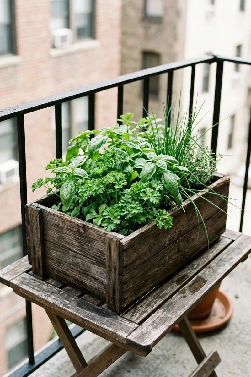 Classic Wooden Box Planter