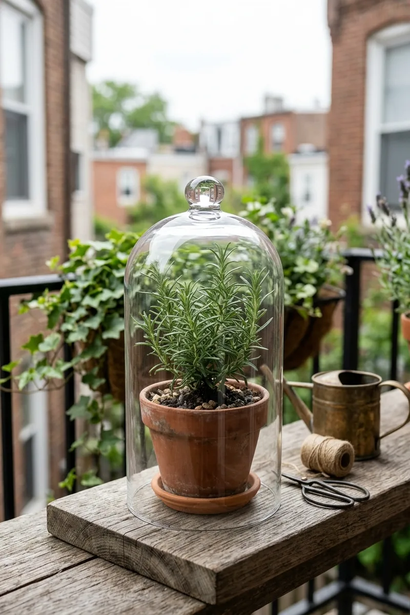 Create a Mini Greenhouse from a Cloche