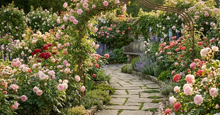 16 Rose Garden Pathway Ideas for a Romantic Landscape