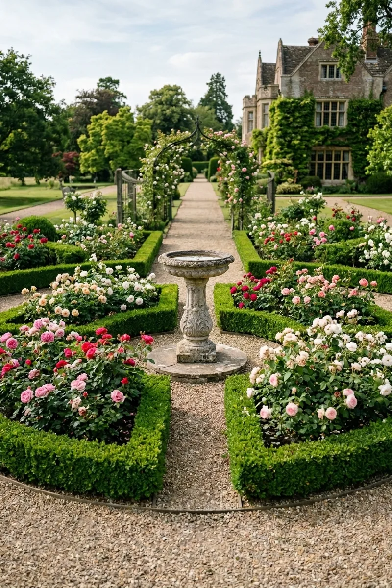Create a Circular Rose Garden