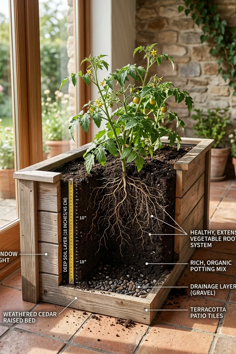 Choose Deep Beds for Healthy Roots