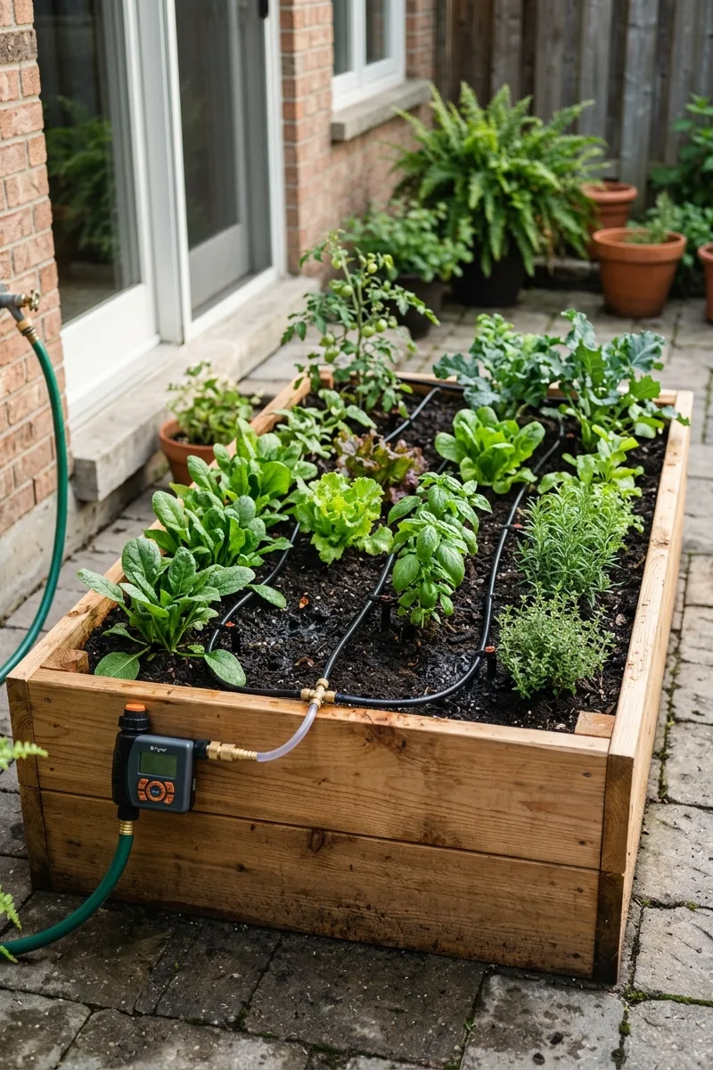 Incorporate a Built-in Irrigation System