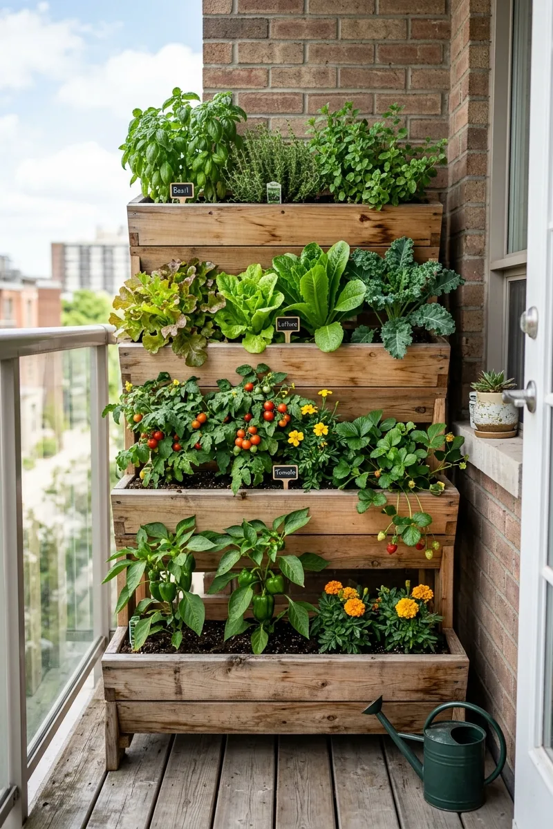 Maximize Space with a Tiered Planter