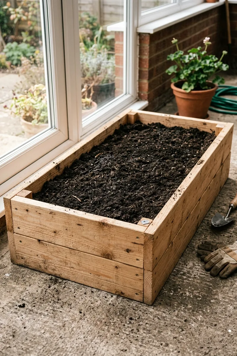 Start with a Wooden Raised Bed Kit
