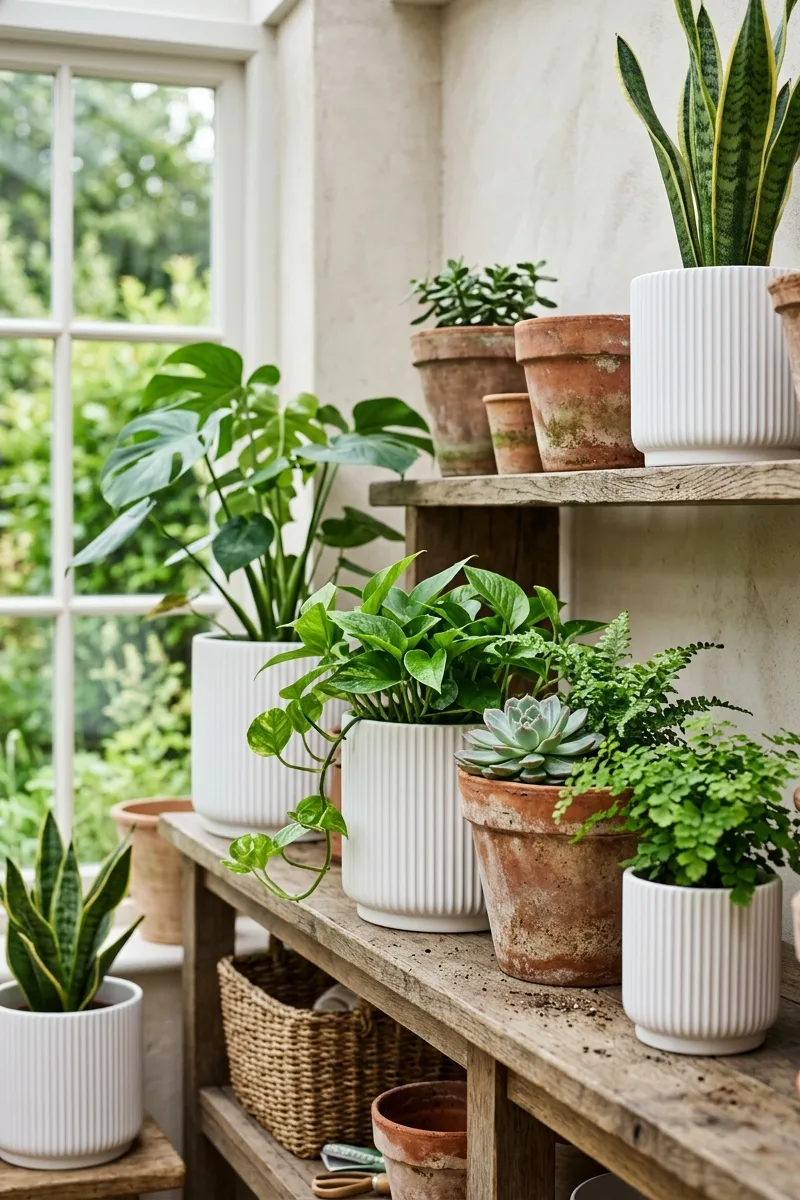 Mixed with Terracotta for Contrast