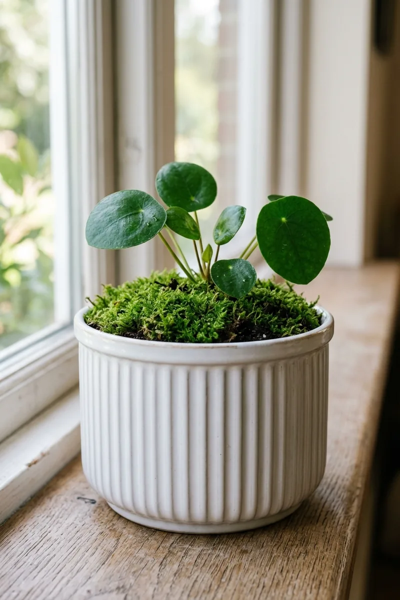 Moss Topping for a Polished Finish