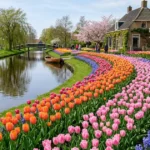 17 Spring Canal Garden Ideas with Tulips and Hyacinths