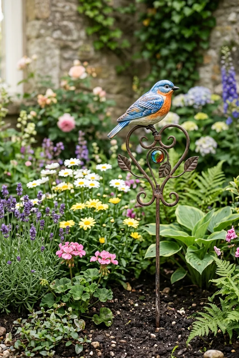 A Charming Garden Stake Decoration