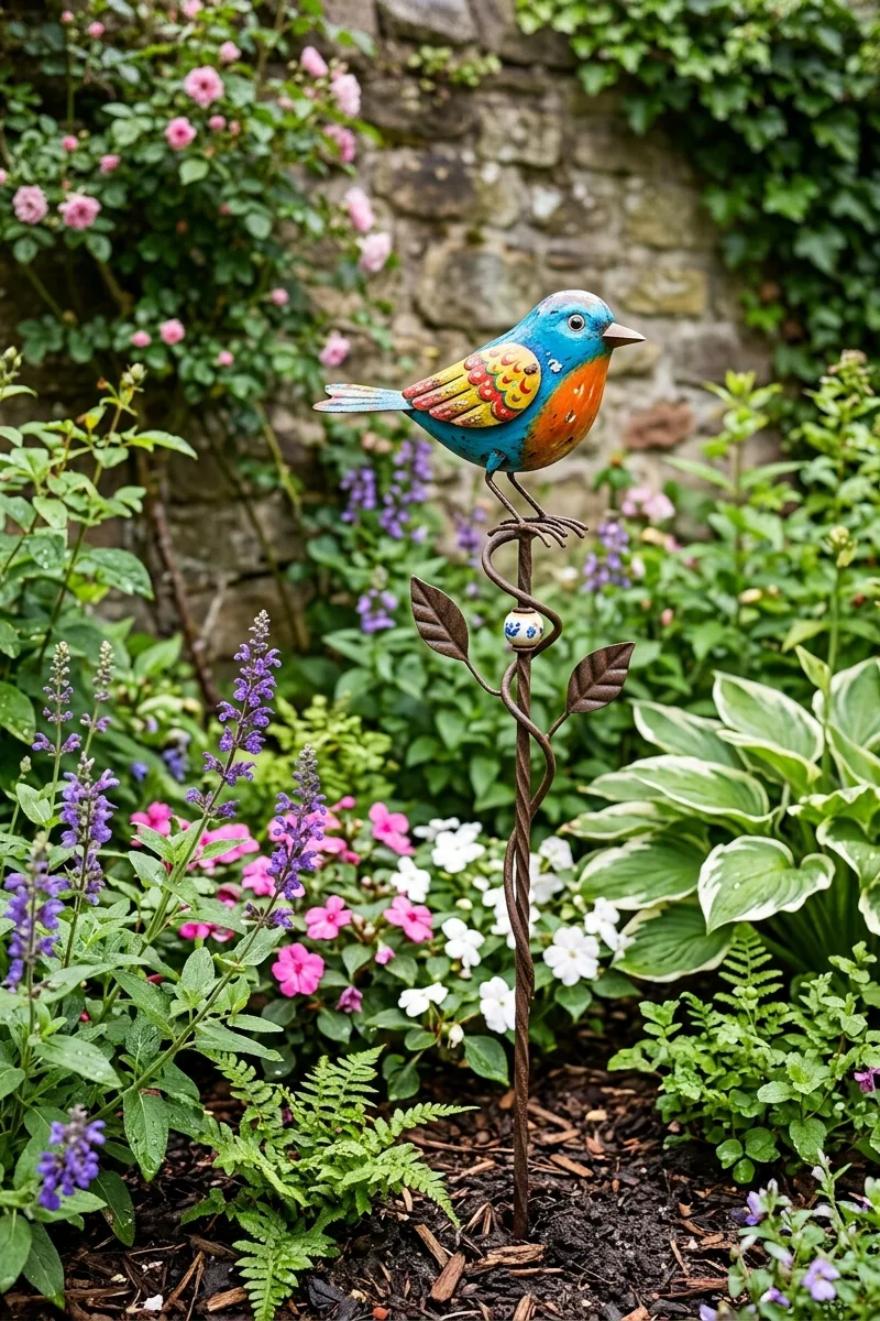 A Charming Garden Stake Decoration