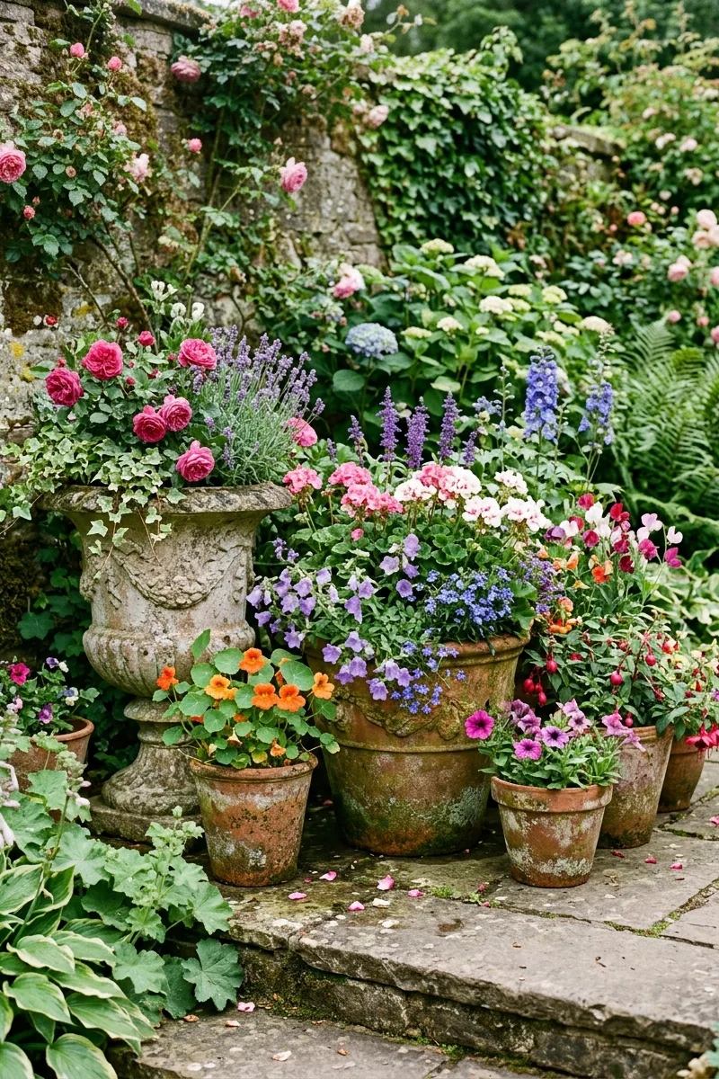 A Collection of Vintage Pots