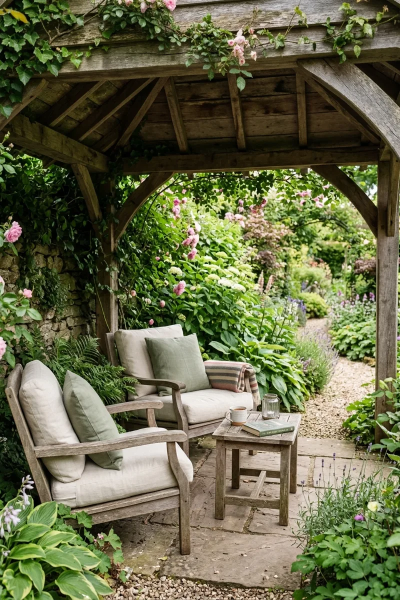 A Covered Seating Area