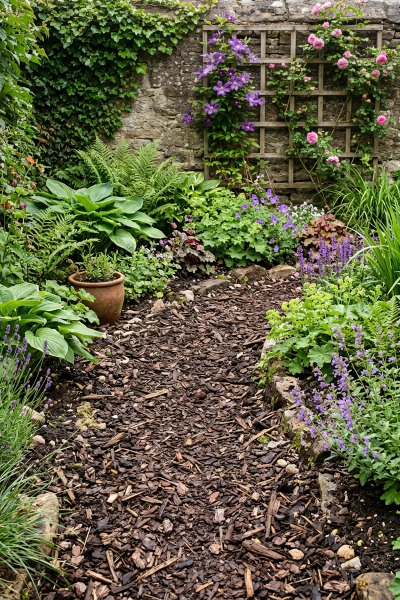 A Mulch Path for a Natural Look