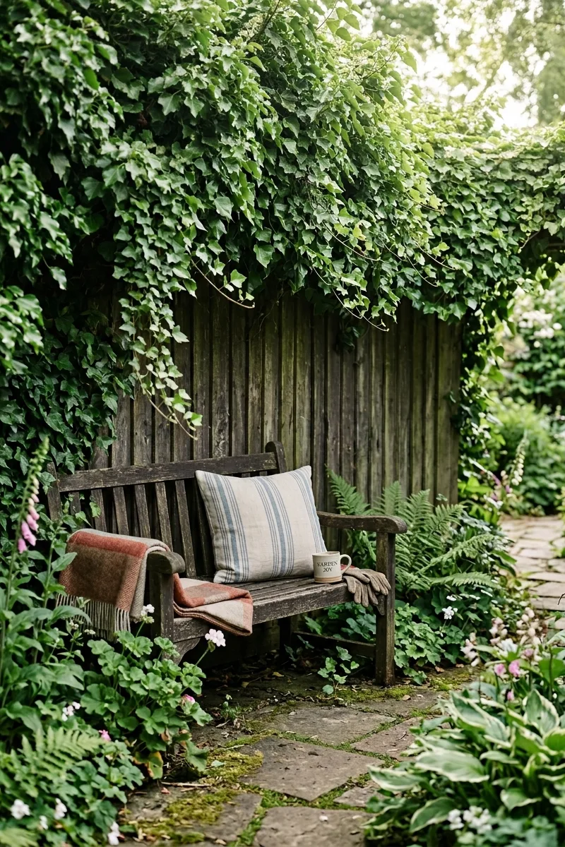A Nook with Overhanging Ivy
