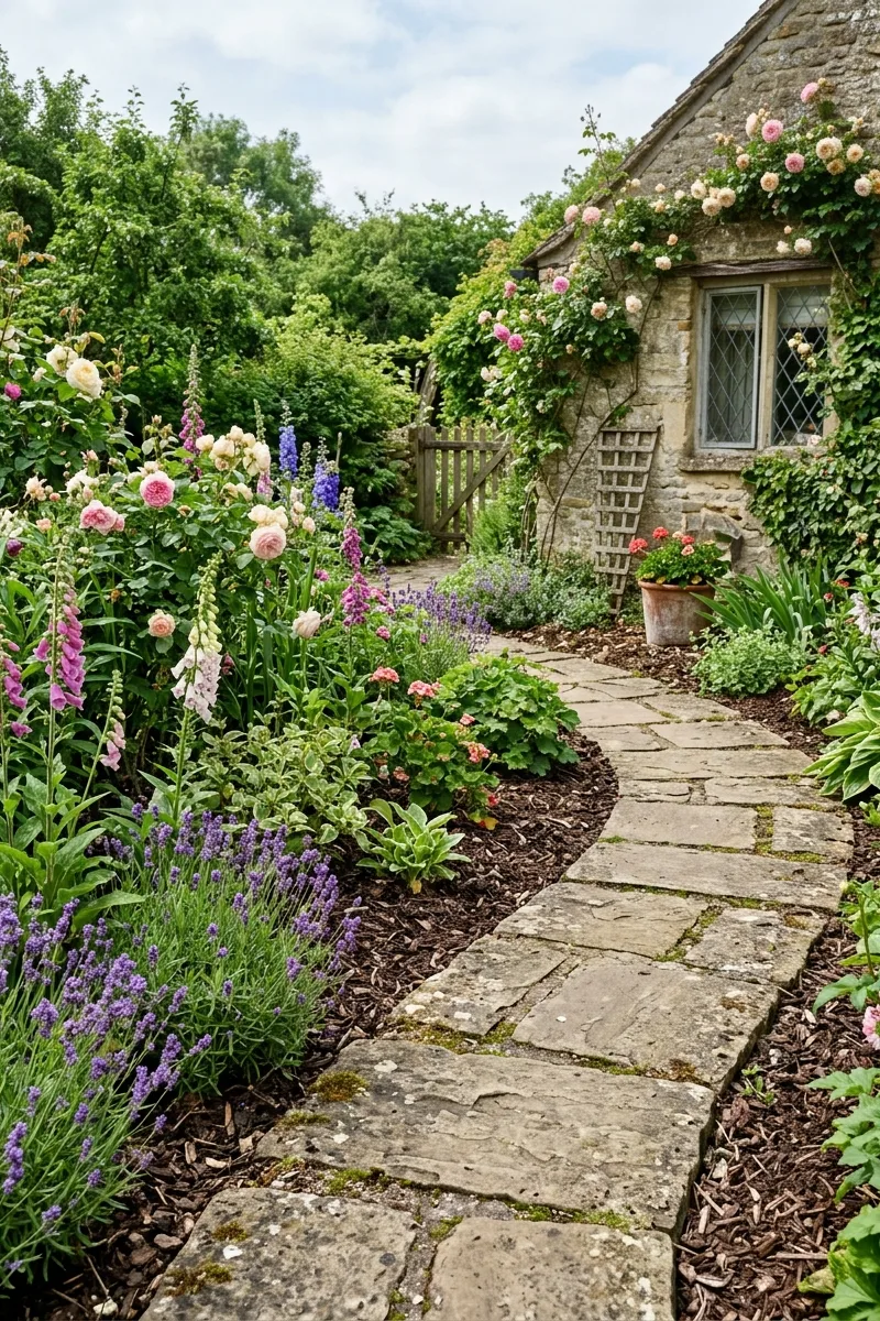 A Winding Flagstone Path