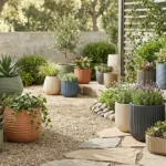 18 Ribbed Ceramic Planter Ideas for a Stylish Garden