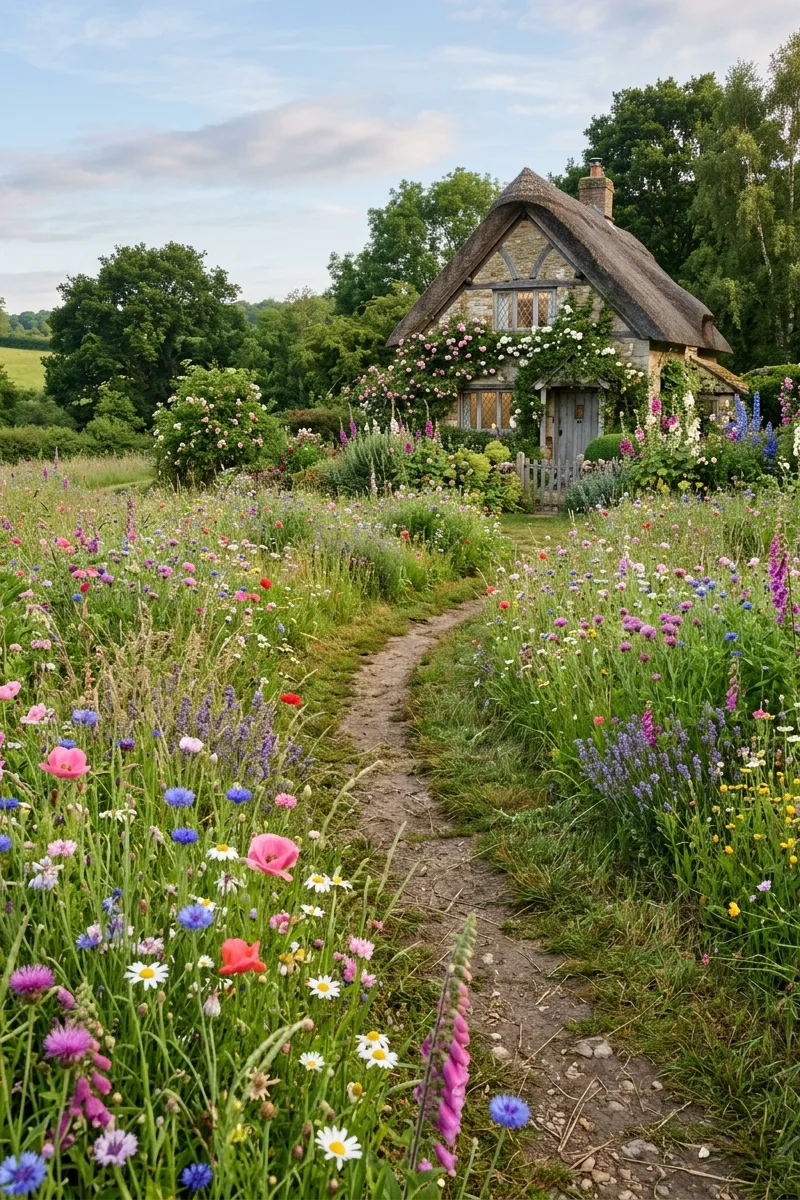 A Path Winding Through a Meadow