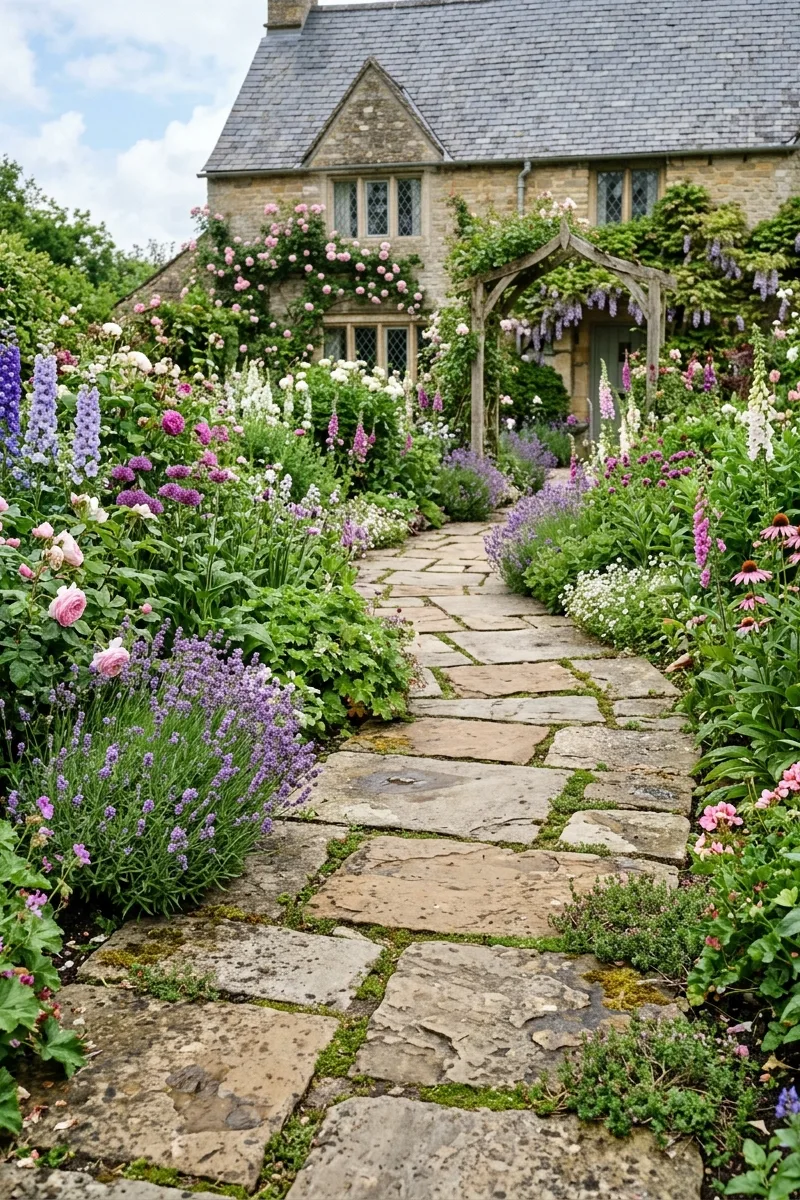 Irregular Flagstones for a Natural Feel