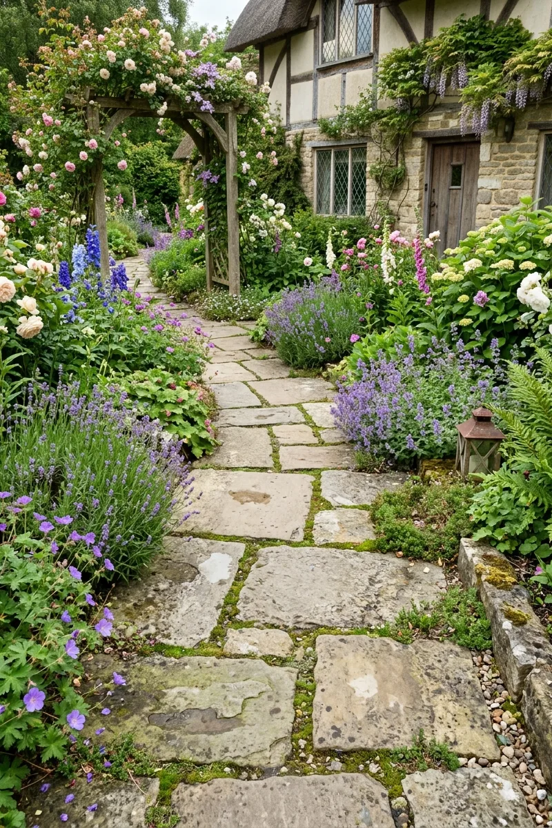 Irregular Flagstones for a Natural Feel