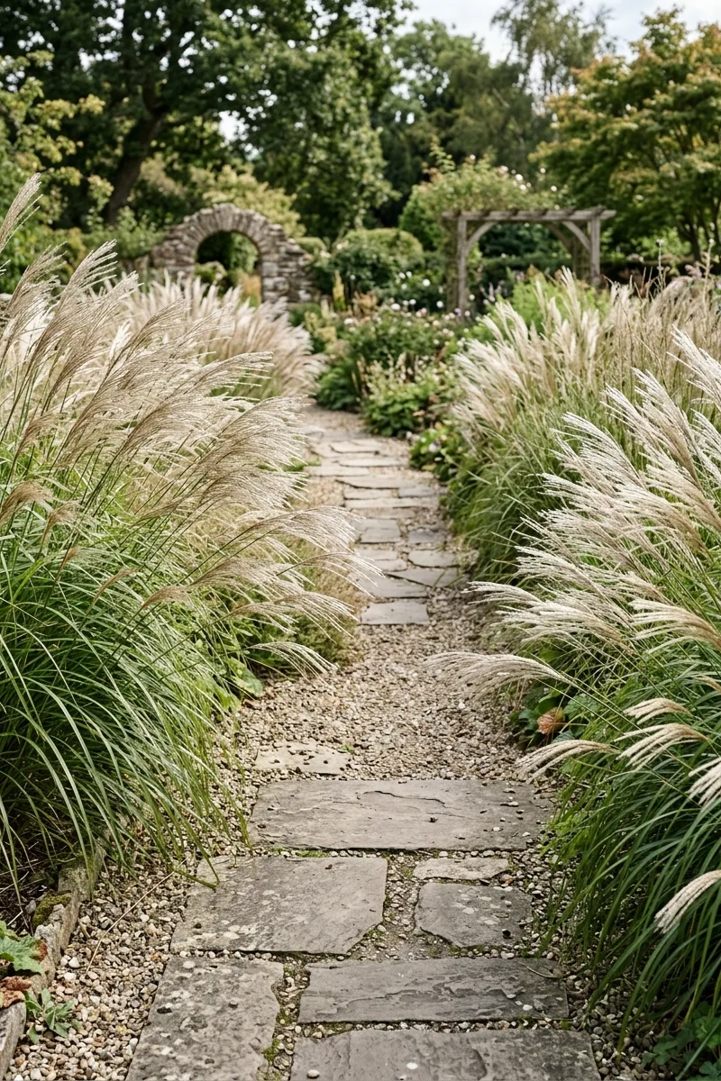 Use Tall Ornamental Grasses