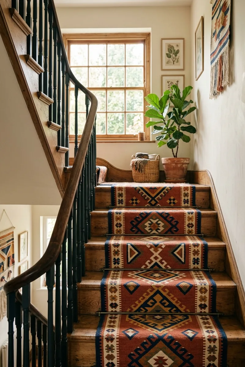 Incorporate a Statement Stair Runner