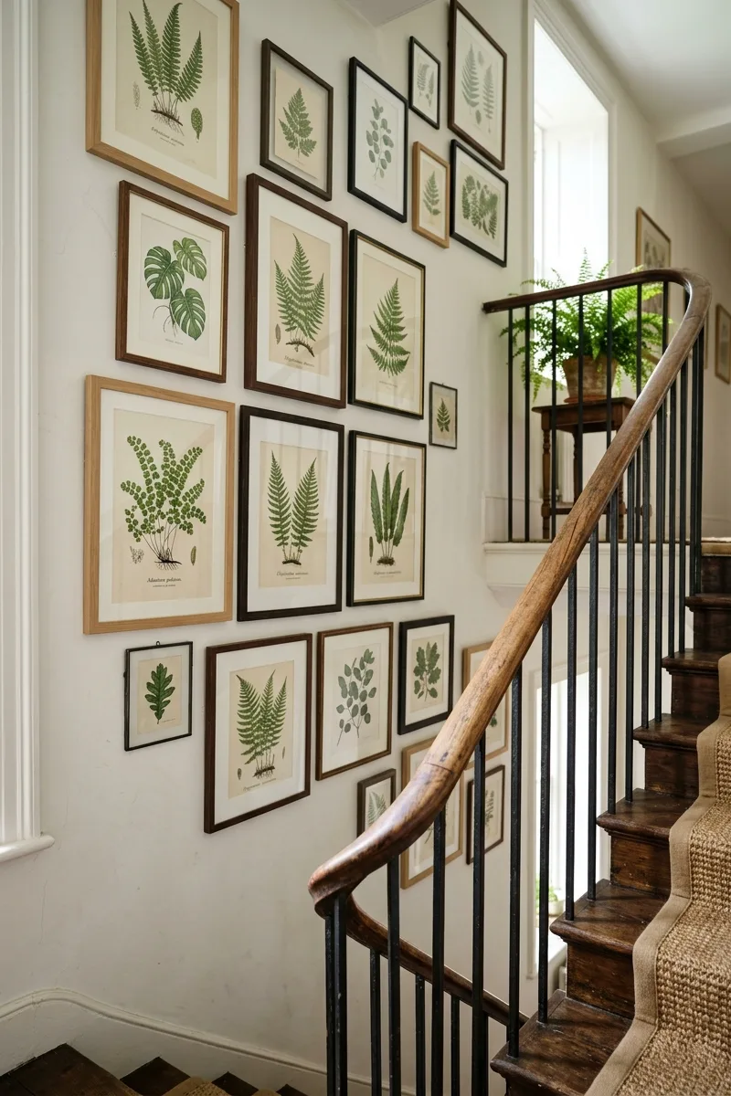 Style a Gallery Wall with Plant Prints