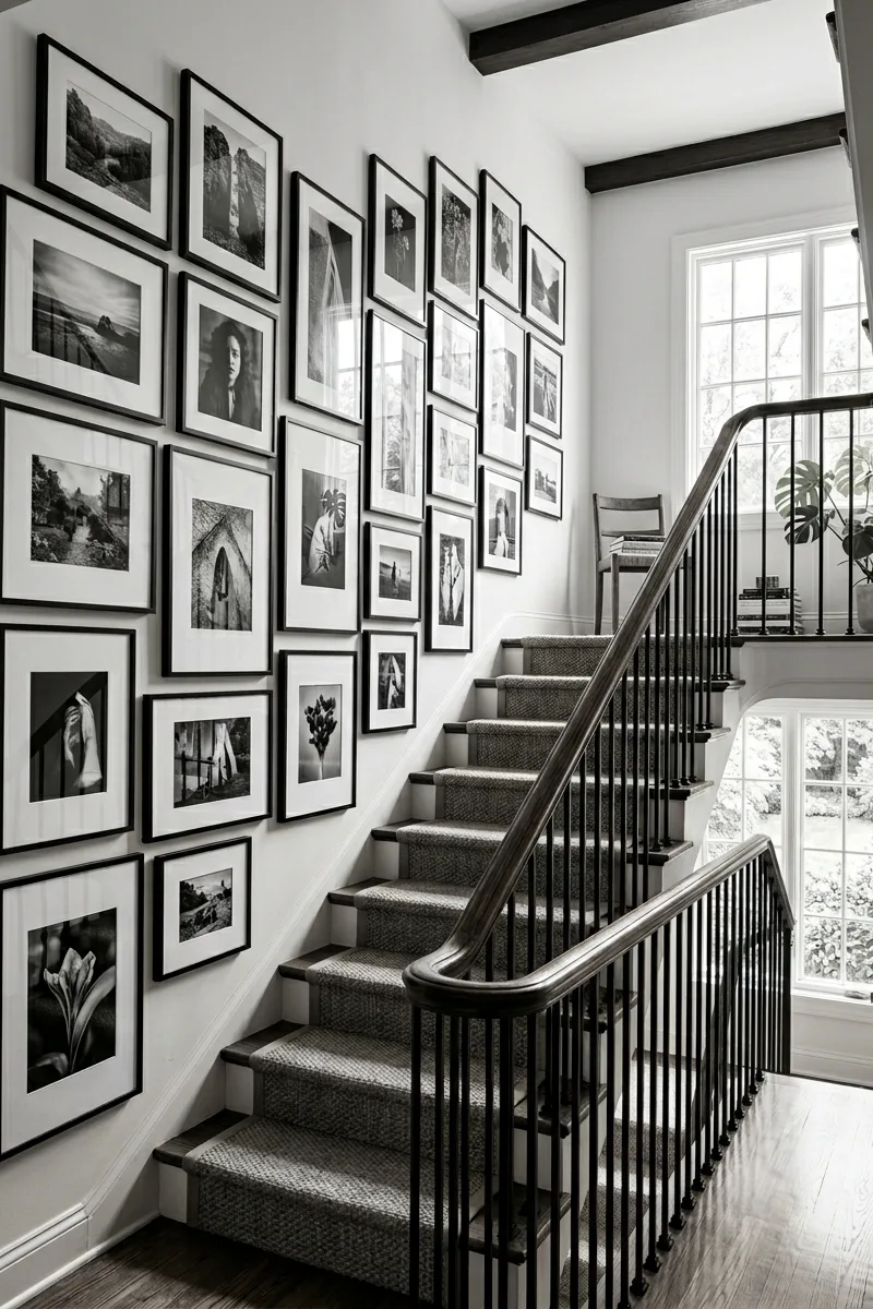 Create a Black and White Gallery Wall