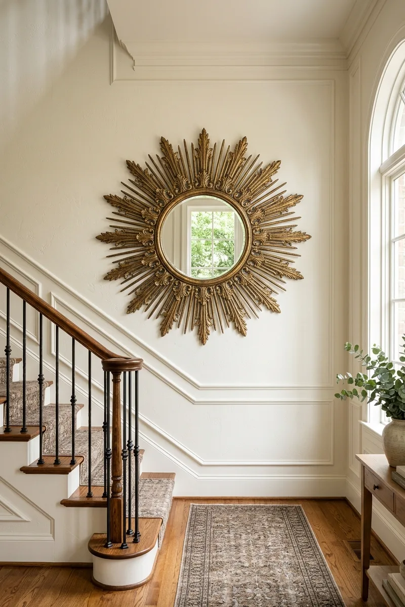 Hang a Large Statement Mirror