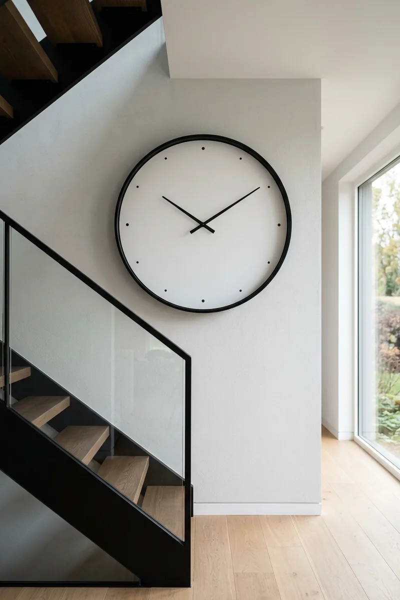 Use Oversized Wall Clocks