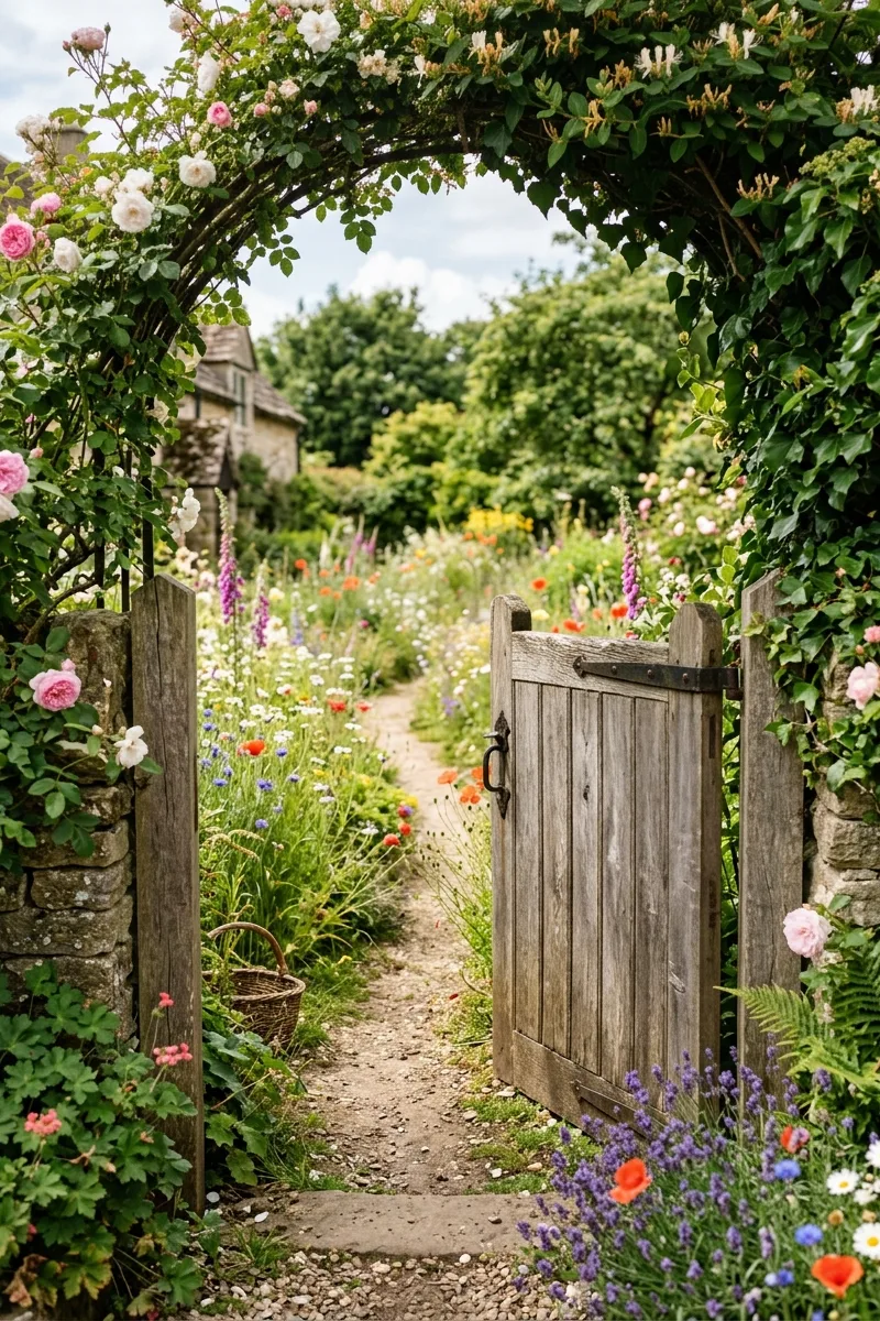 Add a Gate for a Sense of Entry