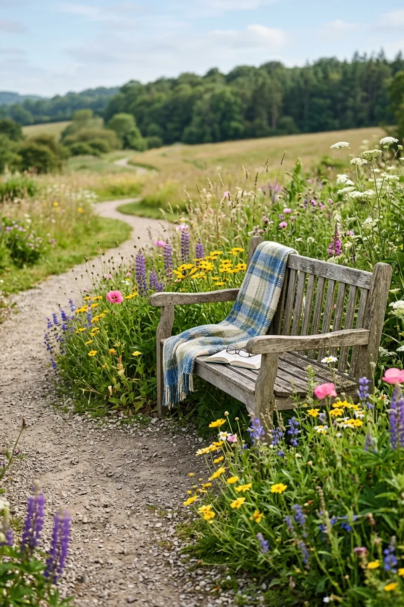 Add a Resting Bench Along the Path
