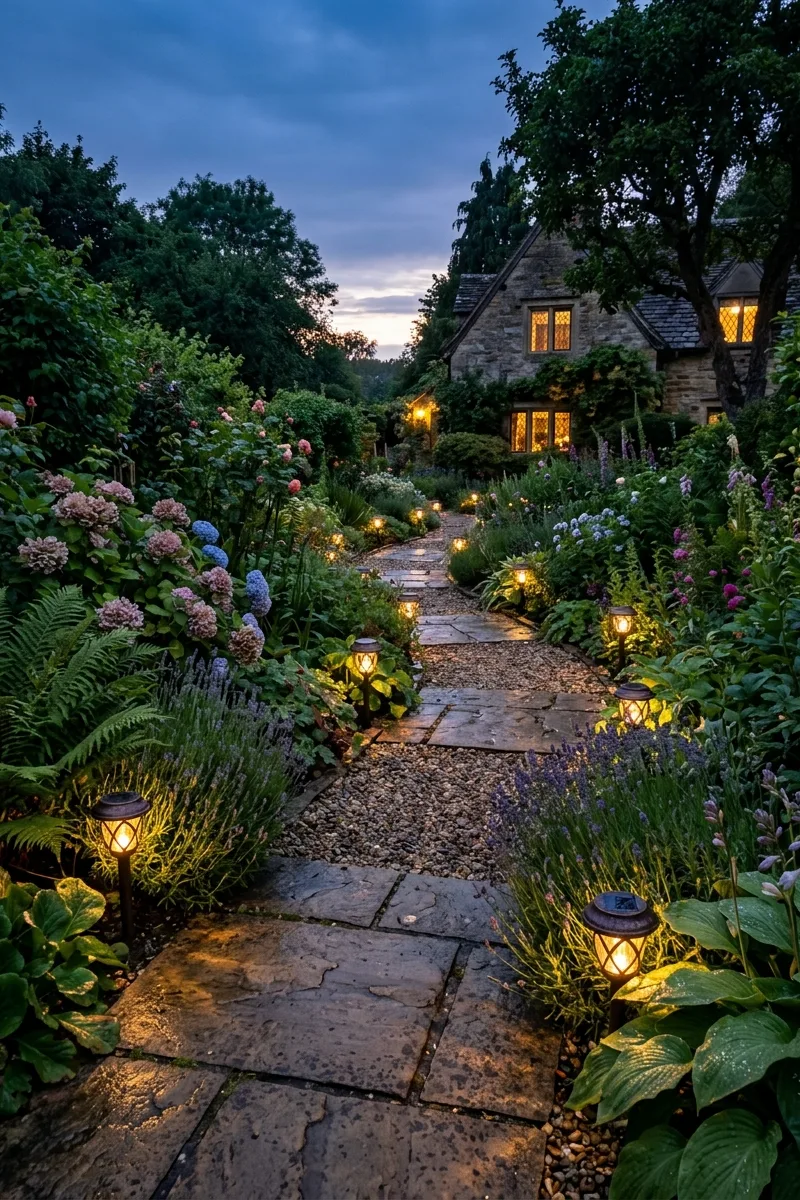 Add Solar Garden Lights