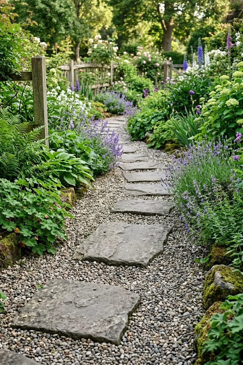 Irregular Stepping Stones for a Natural Look